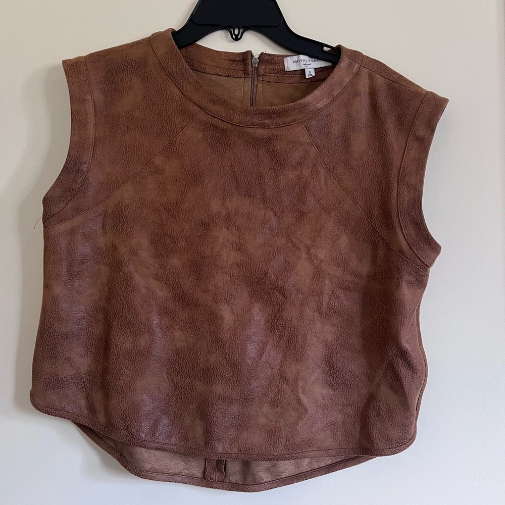 Waverly Grey crop top